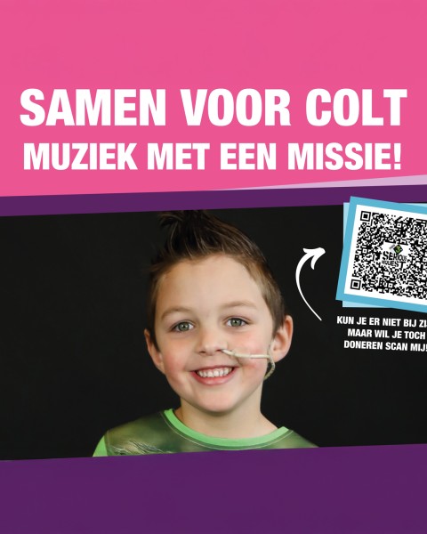 Samen voor Colt: muziek met een missie